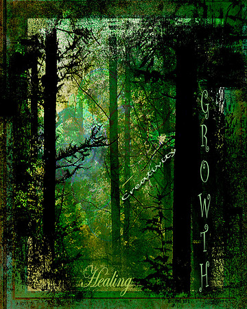 Green energy - healing, creativity, growth